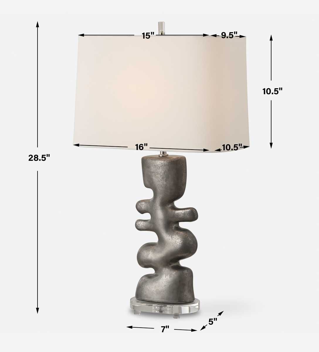 Free Flowing Table Lamp – Lamps by Uttermost | Sutter & Vale