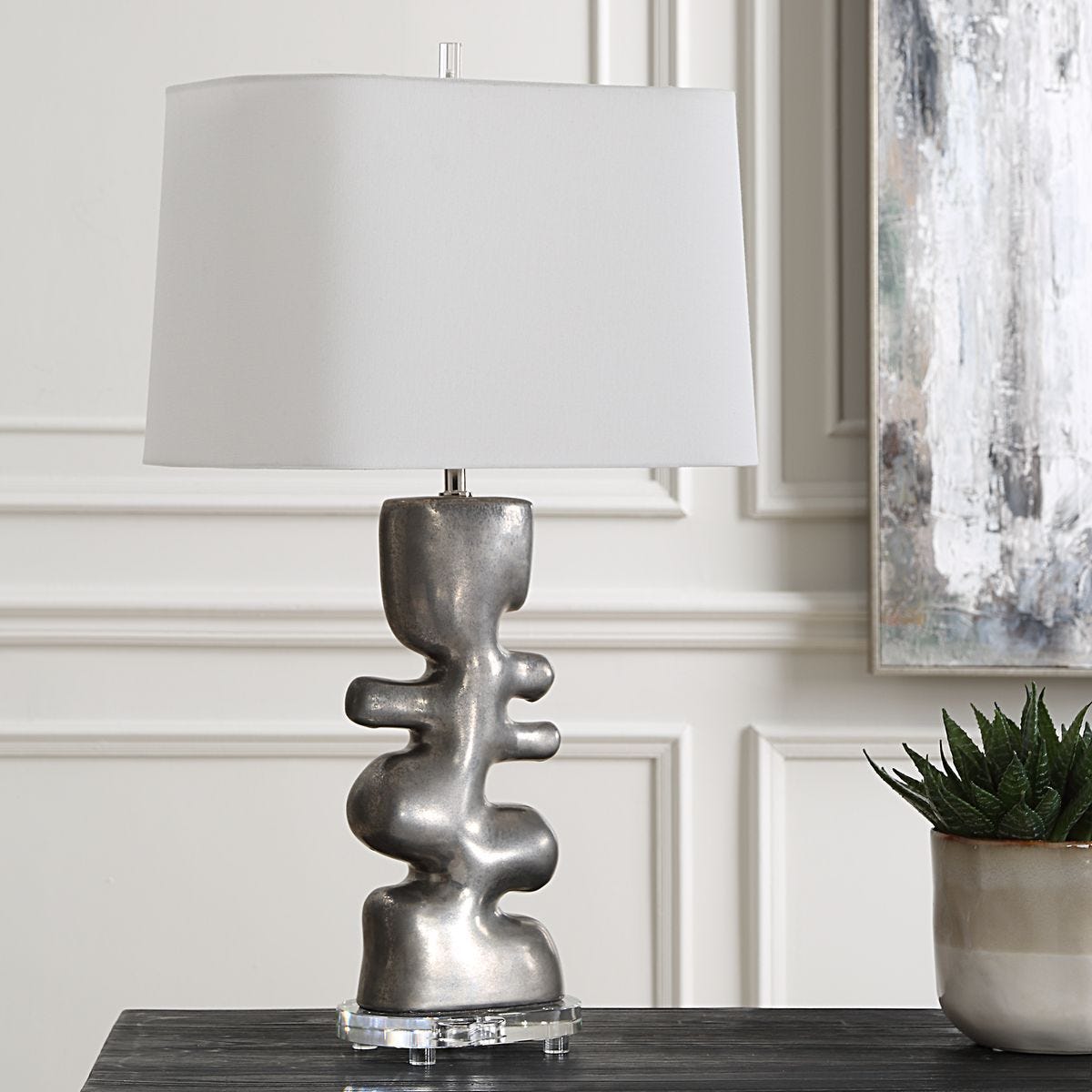 Free Flowing Table Lamp – Lamps by Uttermost | Sutter & Vale