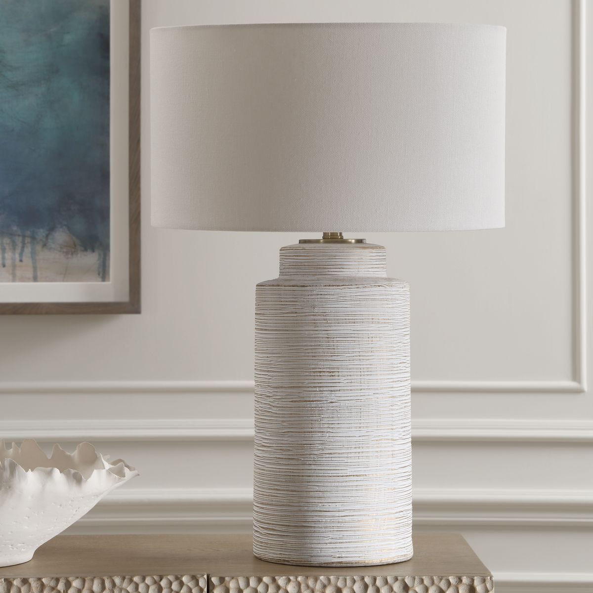Crimp Table Lamp – Lamps by Uttermost | Sutter & Vale