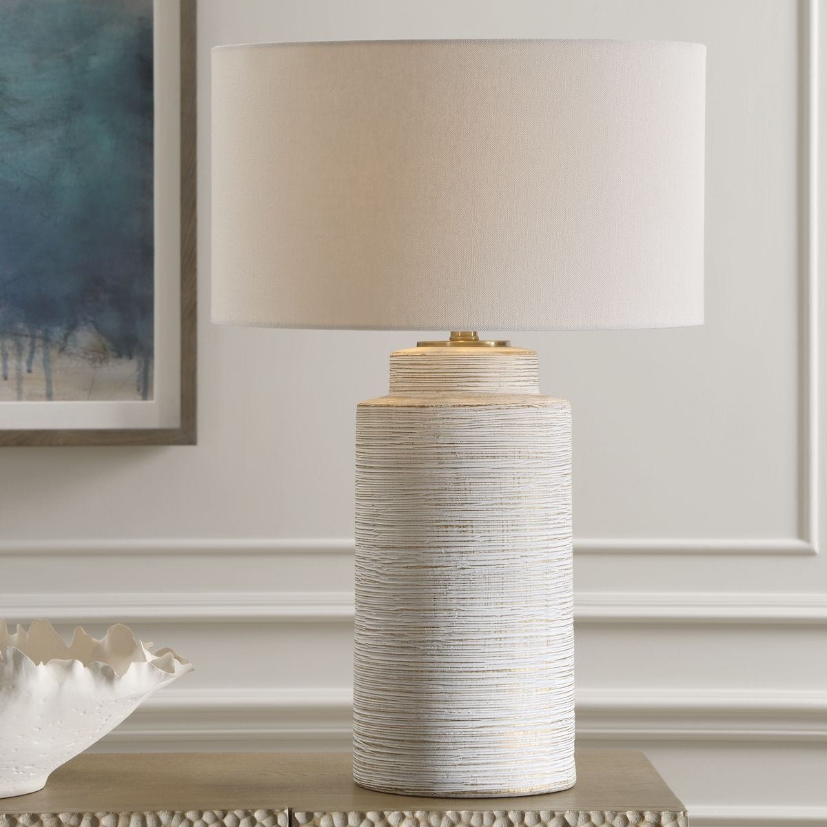 Crimp Table Lamp – Lamps by Uttermost | Sutter & Vale