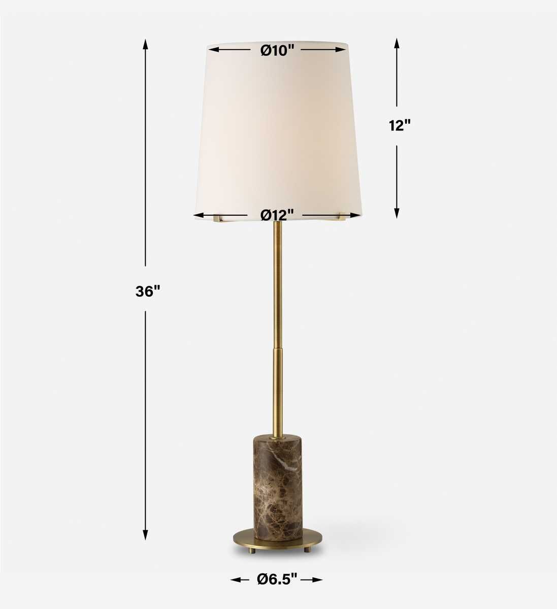 Sepia Buffet Lamp – Lamps by Uttermost | Sutter & Vale
