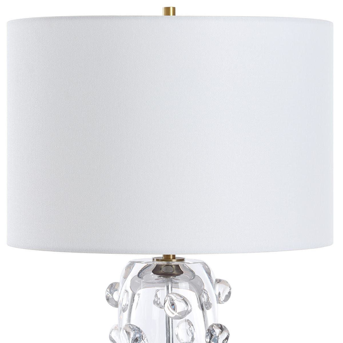 Aura Table Lamp, Clear