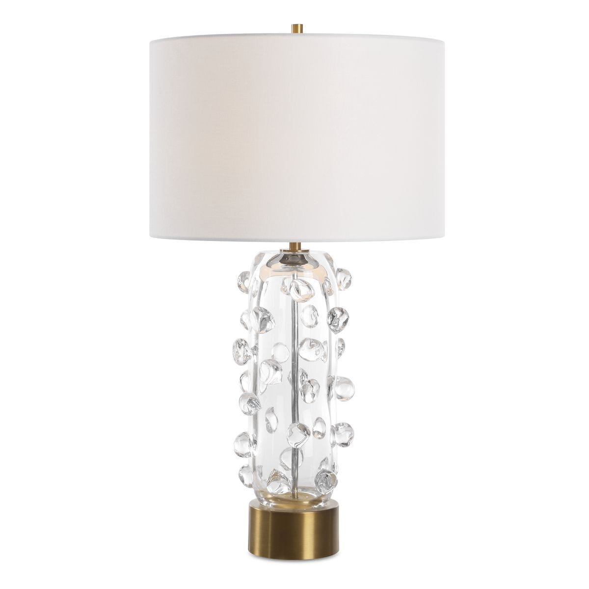 Aura Table Lamp, Clear – Lamps by Uttermost | Sutter & Vale
