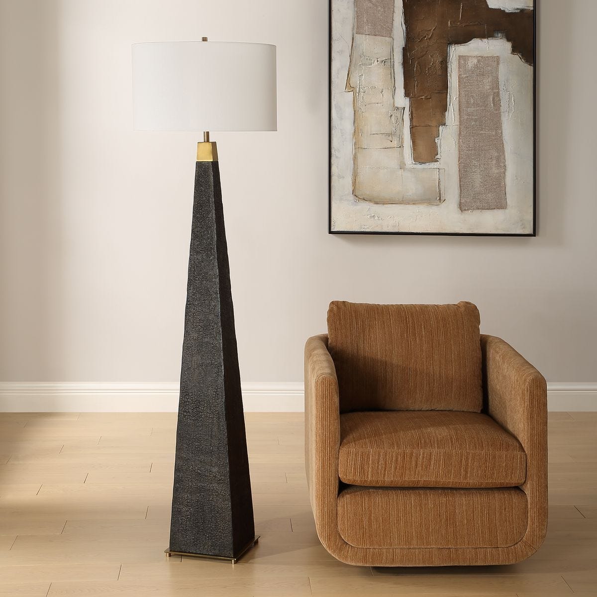 Lathey Floor Lamp – Lamps by Uttermost | Sutter & Vale