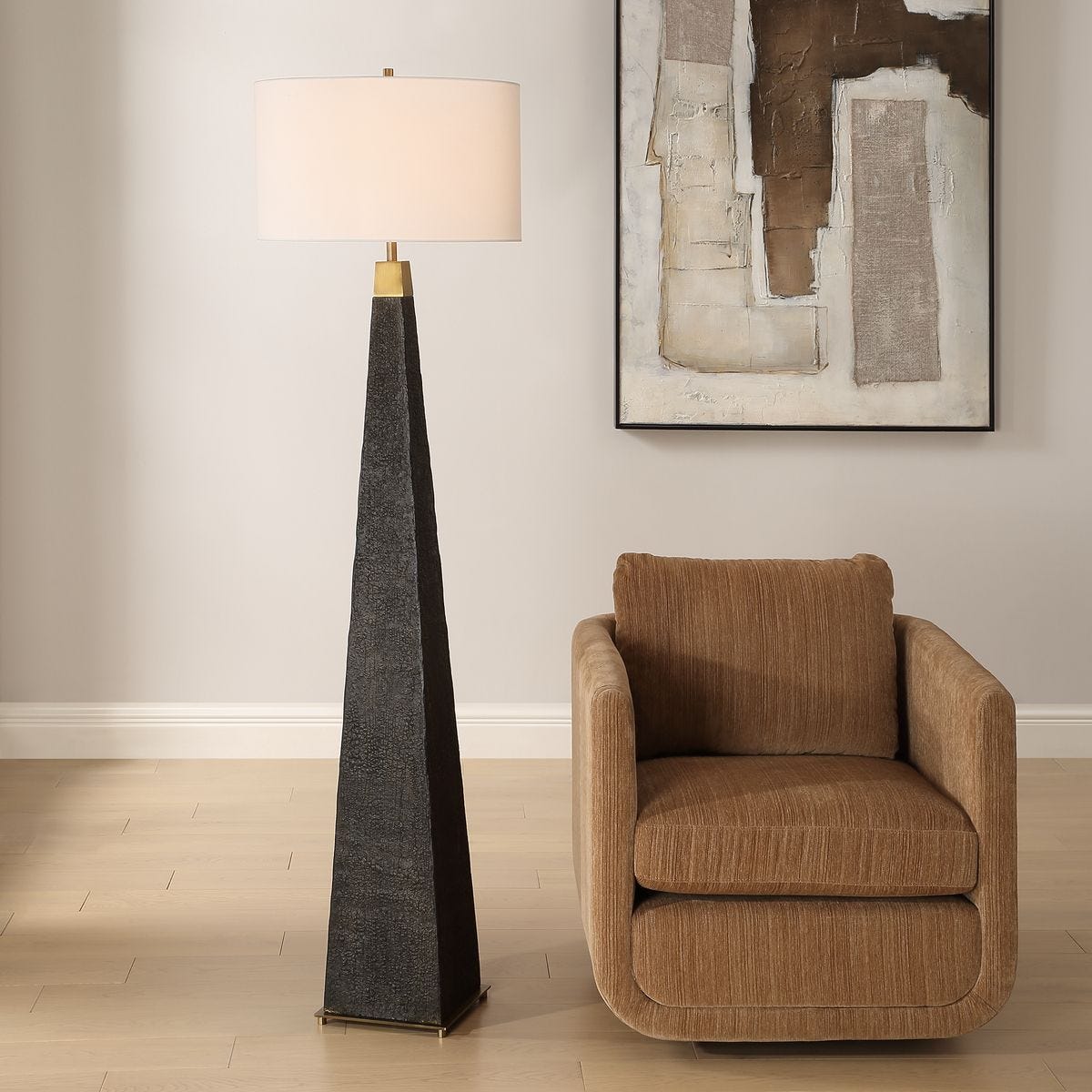 Lathey Floor Lamp – Lamps by Uttermost | Sutter & Vale