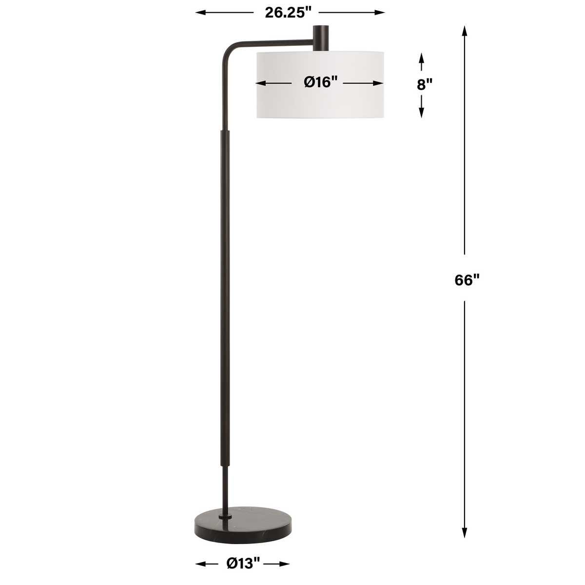 Richie Floor Lamp – Lamps by Uttermost | Sutter & Vale