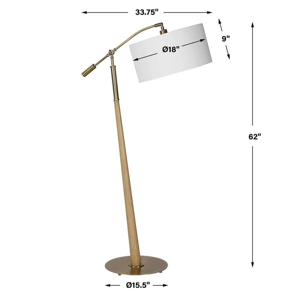 Kennett Floor Lamp – Lamps by Uttermost | Sutter & Vale