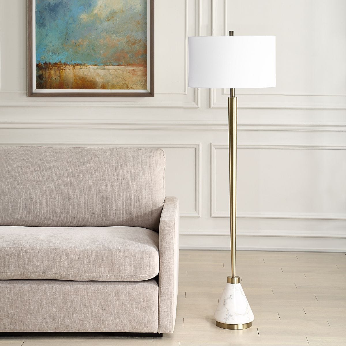 Curran Floor Lamp – Lamps by Uttermost | Sutter & Vale