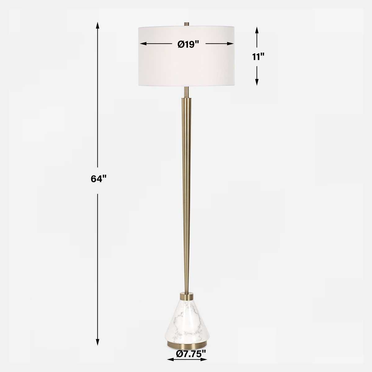 Curran Floor Lamp – Lamps by Uttermost | Sutter & Vale