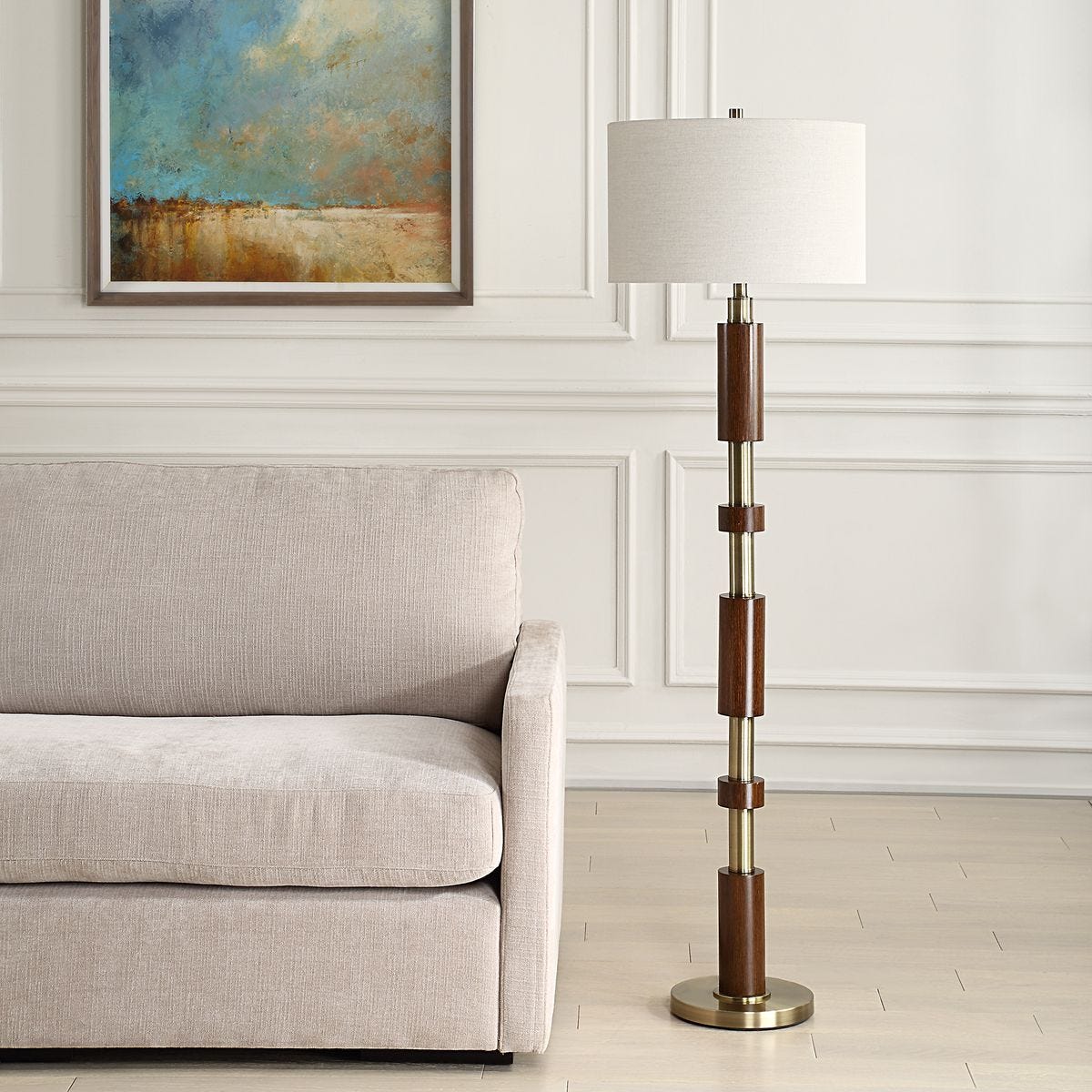 Stacked Floor Lamp – Lamps by Uttermost | Sutter & Vale
