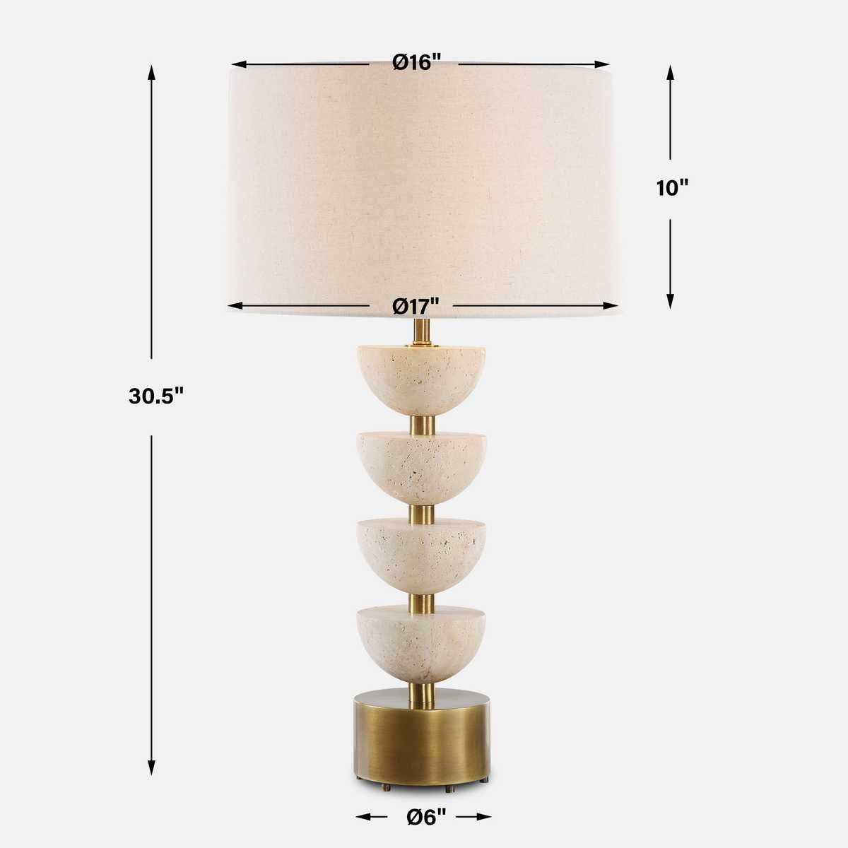Hemisphere Table Lamp – Lamps by Uttermost | Sutter & Vale