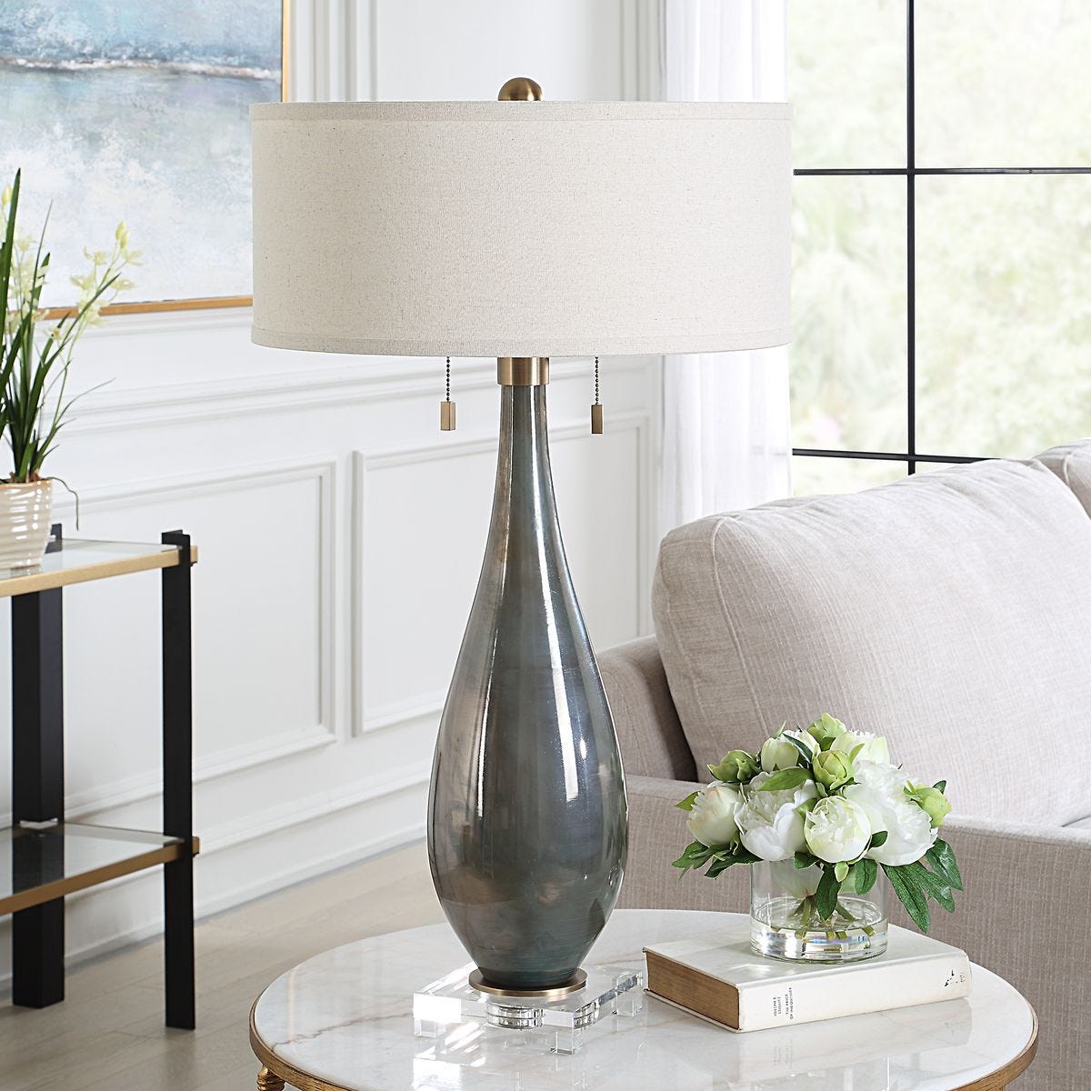 Cardoni Table Lamp, Bronze