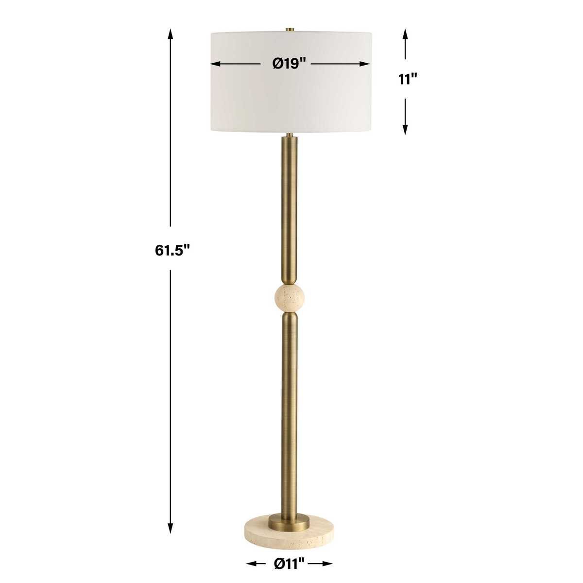 Hudson Floor Lamp – Floor Lamps by Uttermost | Sutter & Vale