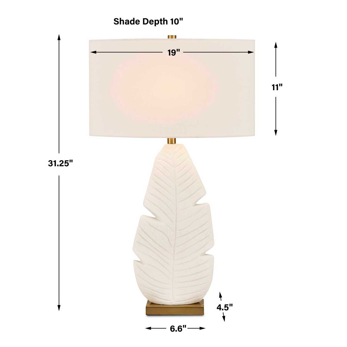Palm Leaf Table Lamp