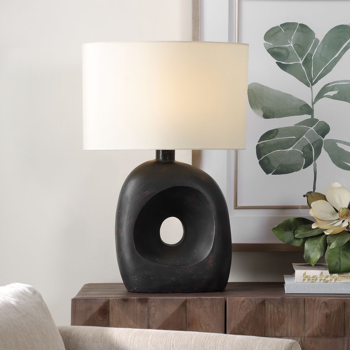 Peephole Indoor-Outdoor Table Lamp