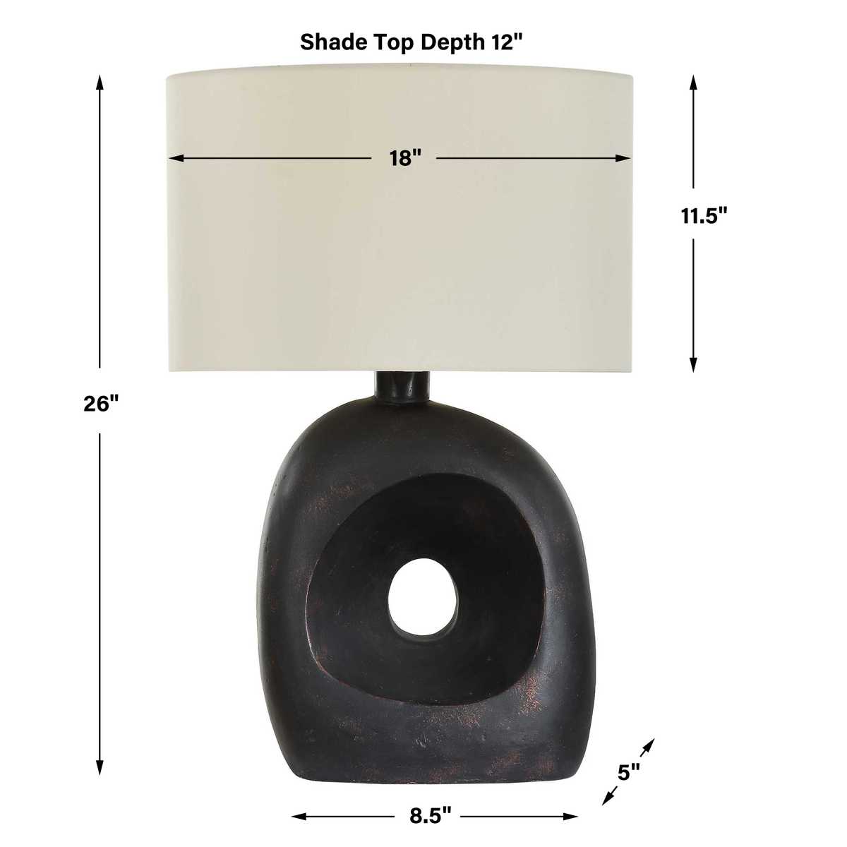 Peephole Indoor-Outdoor Table Lamp