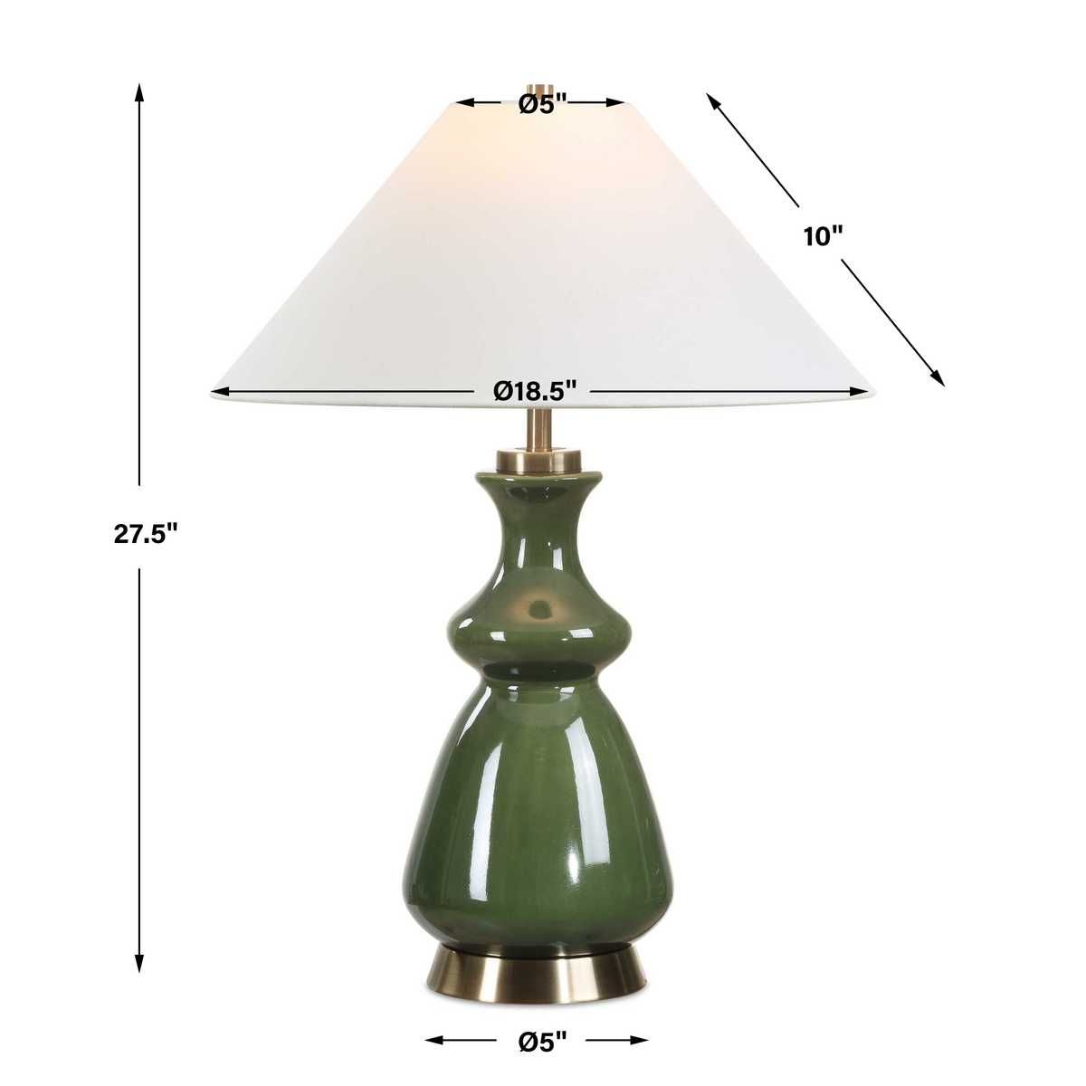 Green Thumb Table Lamp – Lamps by Uttermost | Sutter & Vale
