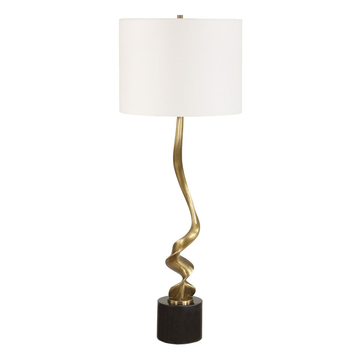 Spiraling Cordless Buffet Lamp