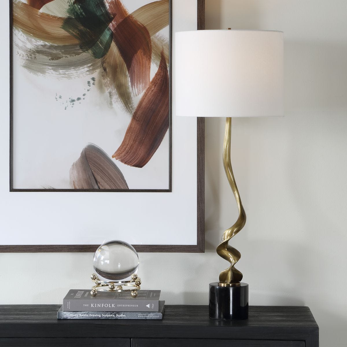 Spiraling Cordless Buffet Lamp – Table Lamps by Uttermost | Sutter & Vale