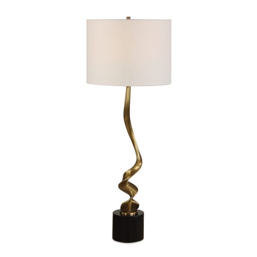 Spiraling Cordless Buffet Lamp