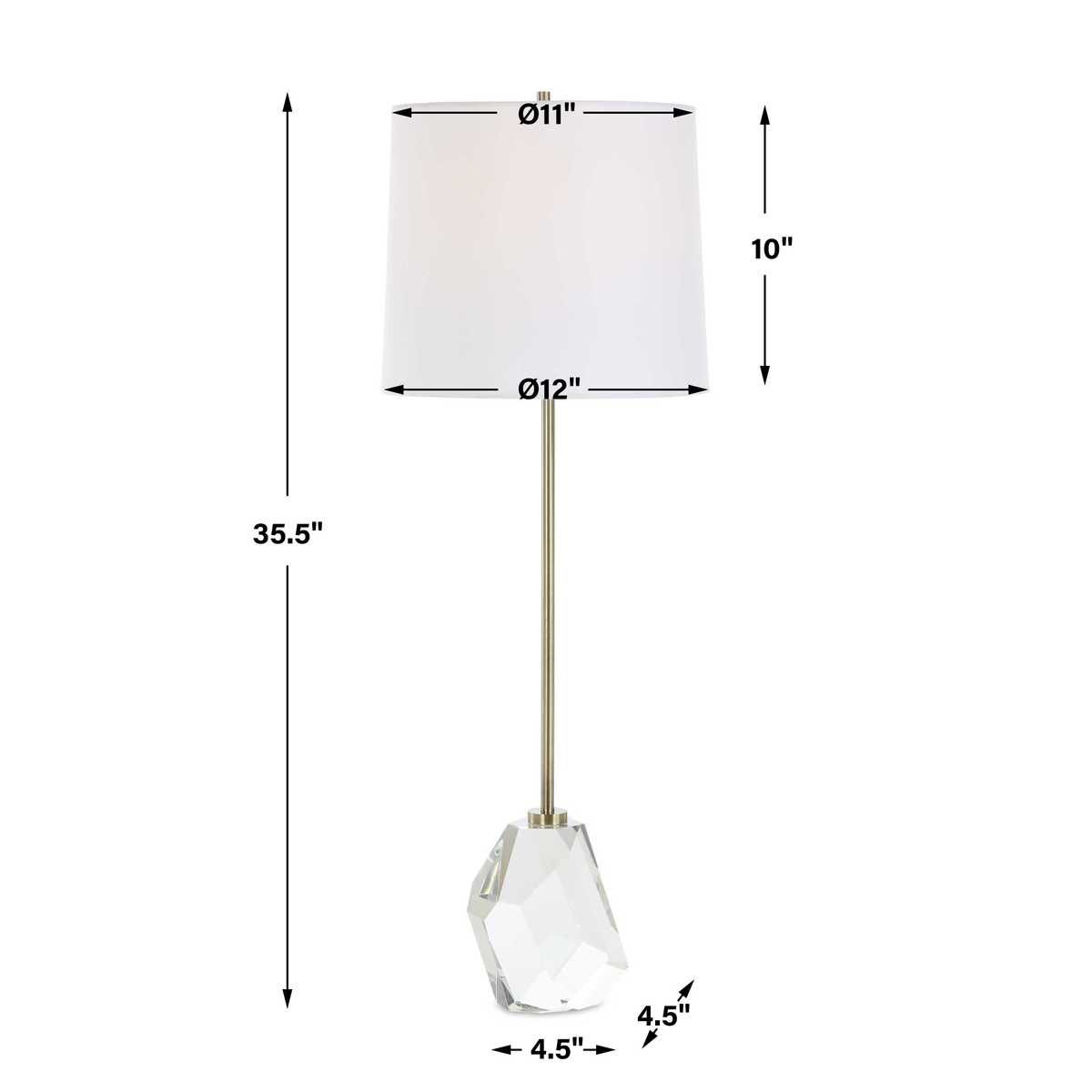 Valentina Cordless Buffet Lamp – Table Lamps by Uttermost | Sutter & Vale