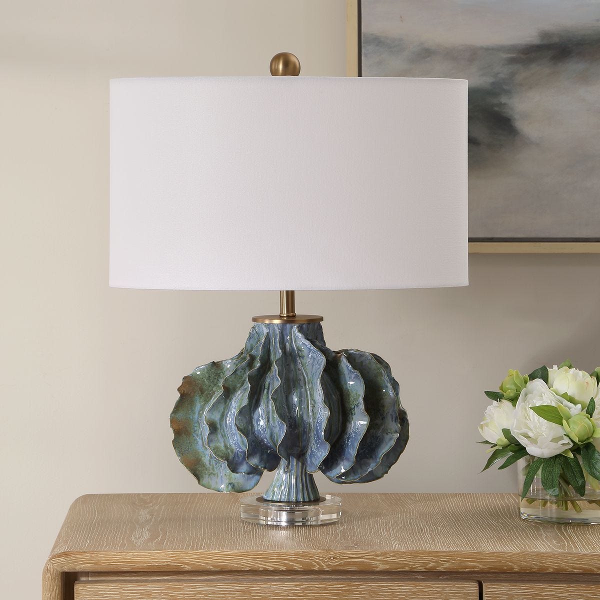 Ruffle Up Table Lamp – Lamps by Uttermost | Sutter & Vale