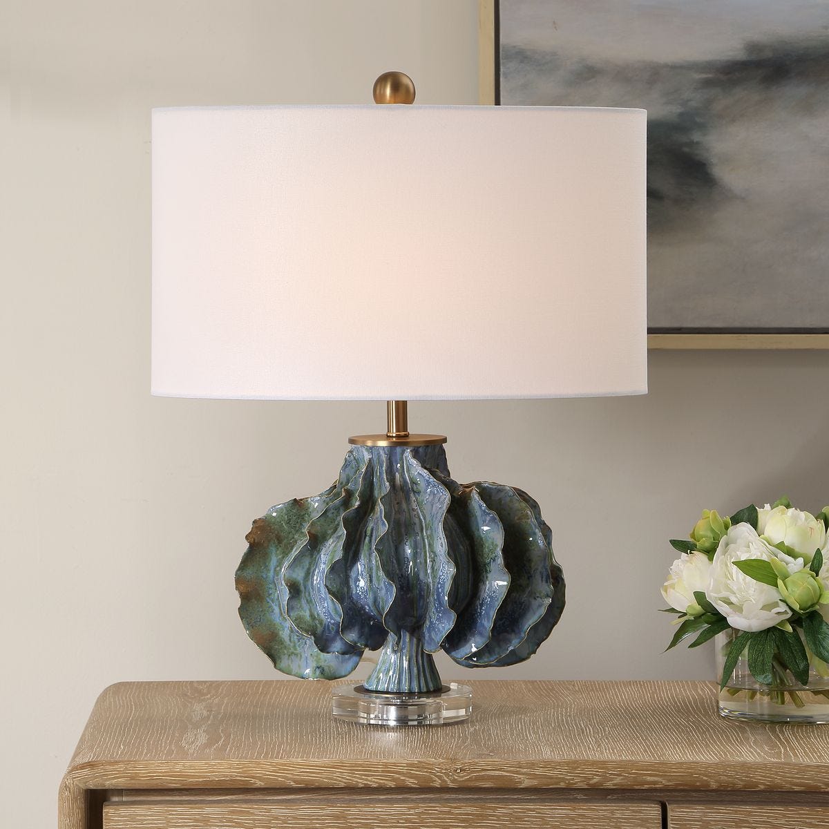Ruffle Up Table Lamp – Lamps by Uttermost | Sutter & Vale