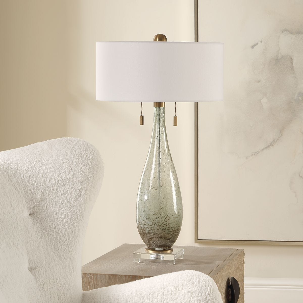 Cardoni Table Lamp, Green