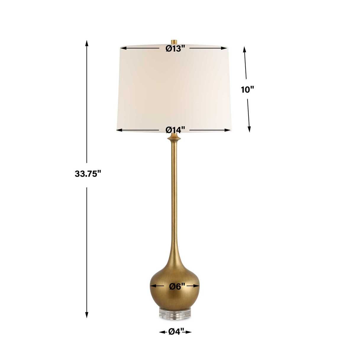 Good As Gold Buffet Lamp – Lamps by Uttermost | Sutter & Vale