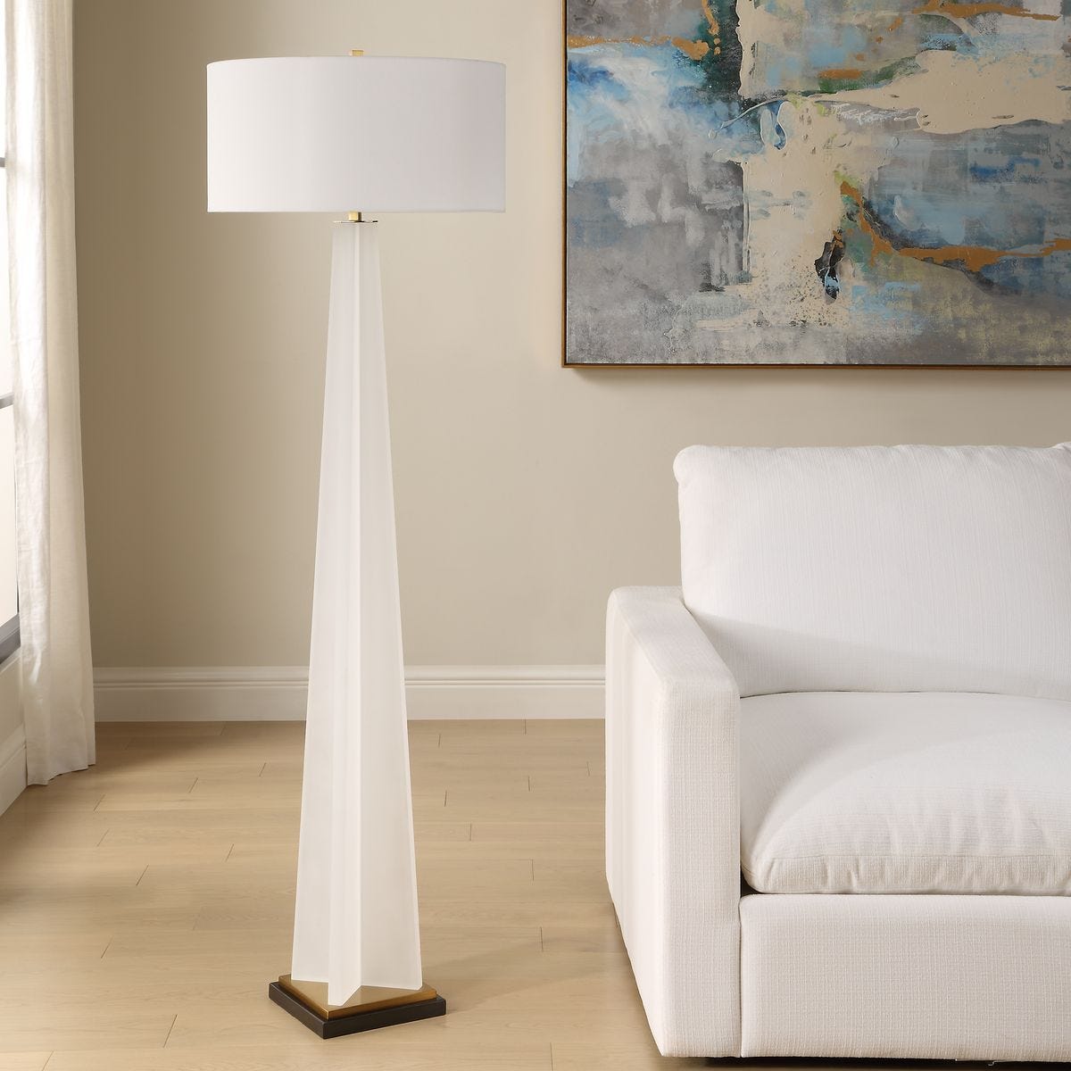 Rosin Floor Lamp – Lamps by Uttermost | Sutter & Vale