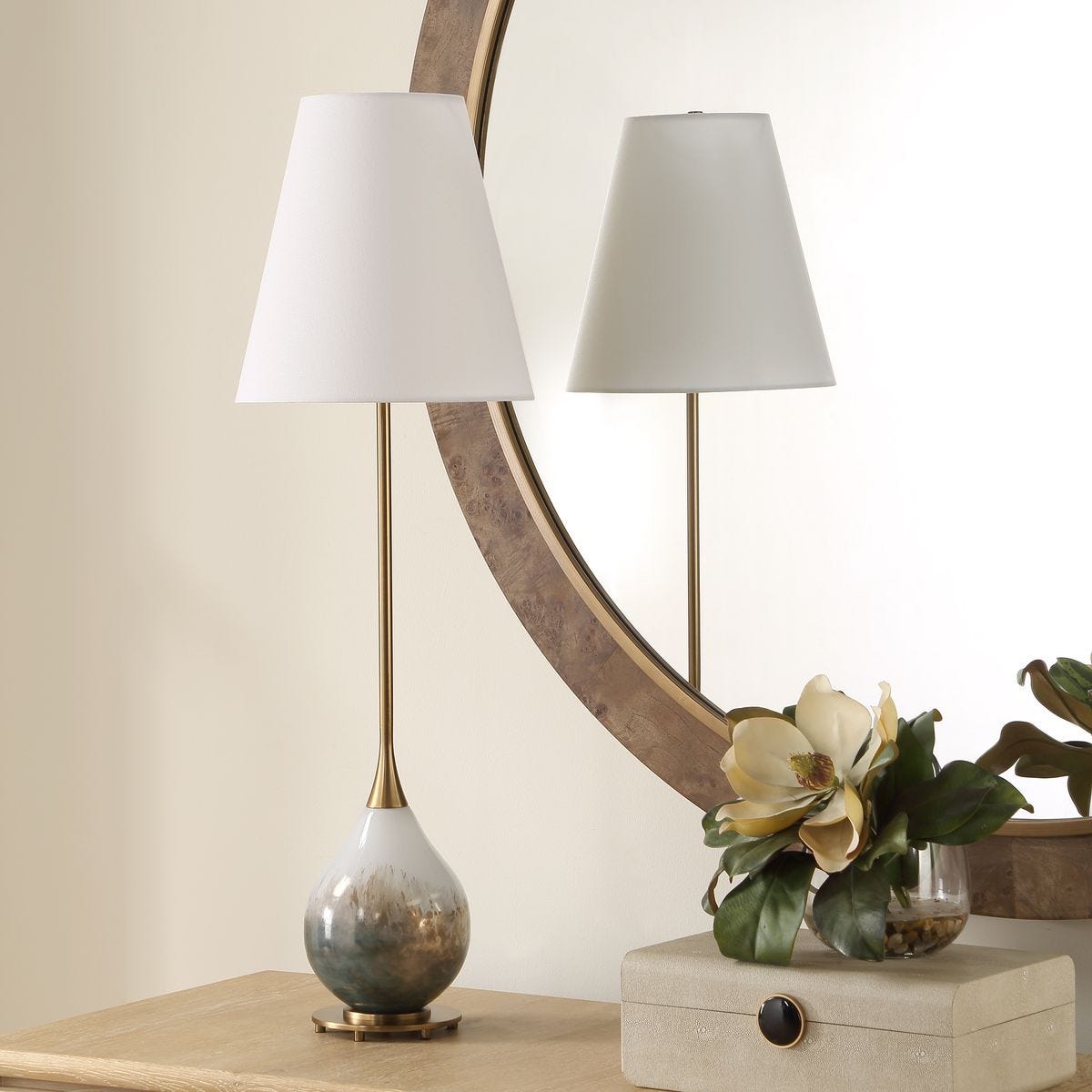 Cardoni Buffet Lamp, Smoke