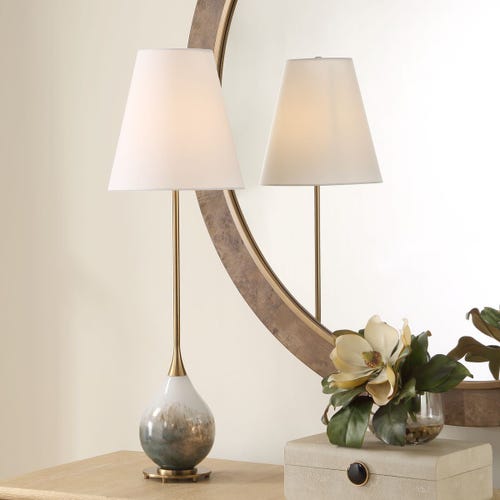 Cardoni Buffet Lamp, Smoke