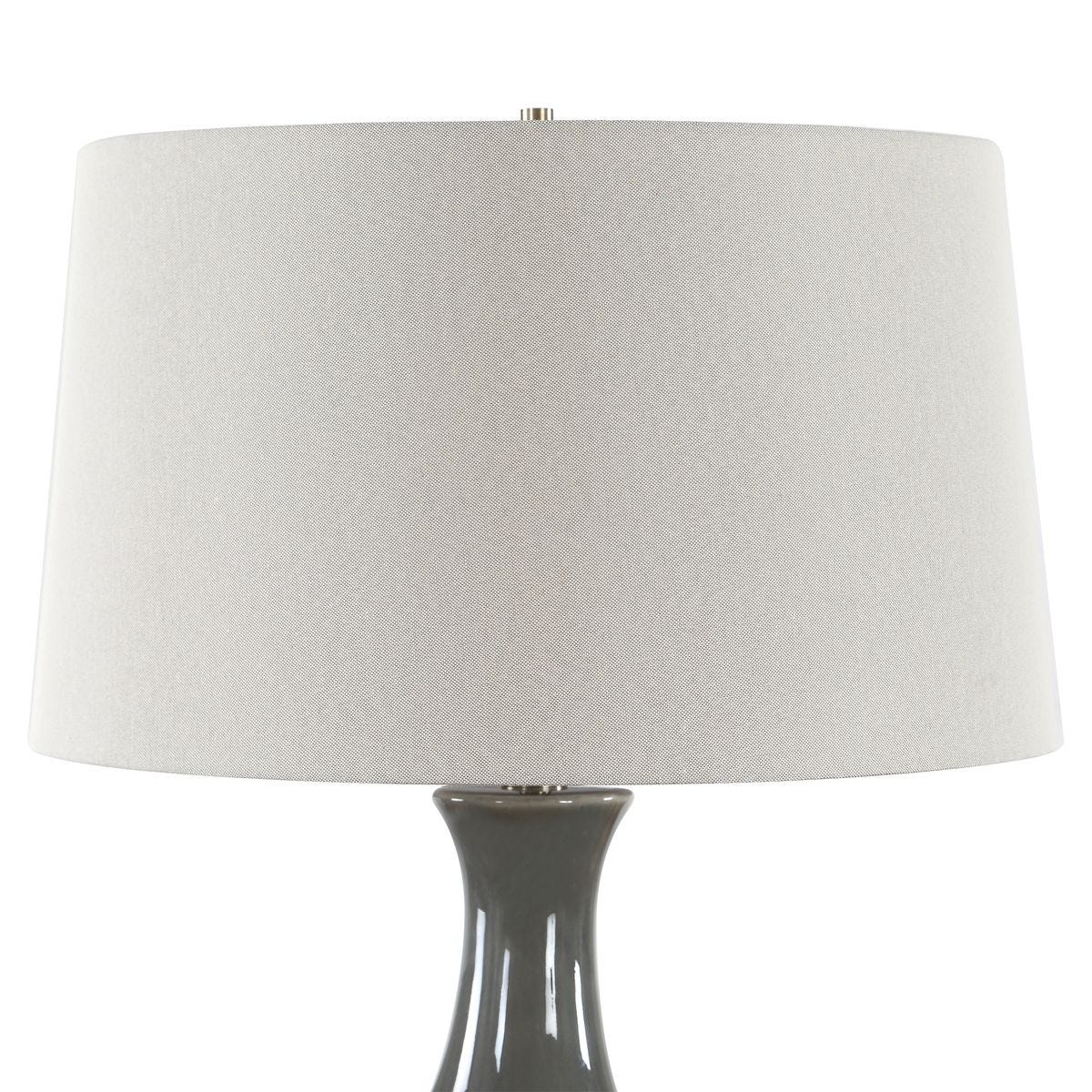 Tennille Table Lamp, Gray