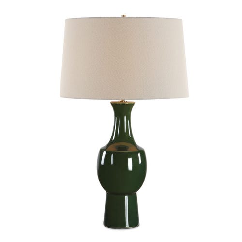Tennille Table Lamp, Green