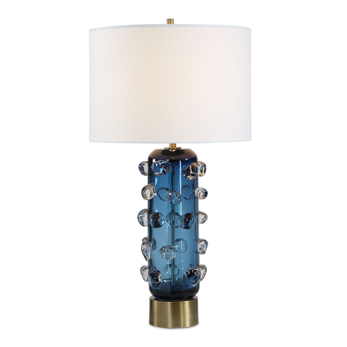 Aura Table Lamp, Blue – Lamps by Uttermost | Sutter & Vale
