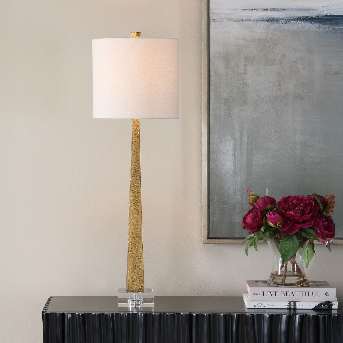 Midas Buffet Lamp, Gold