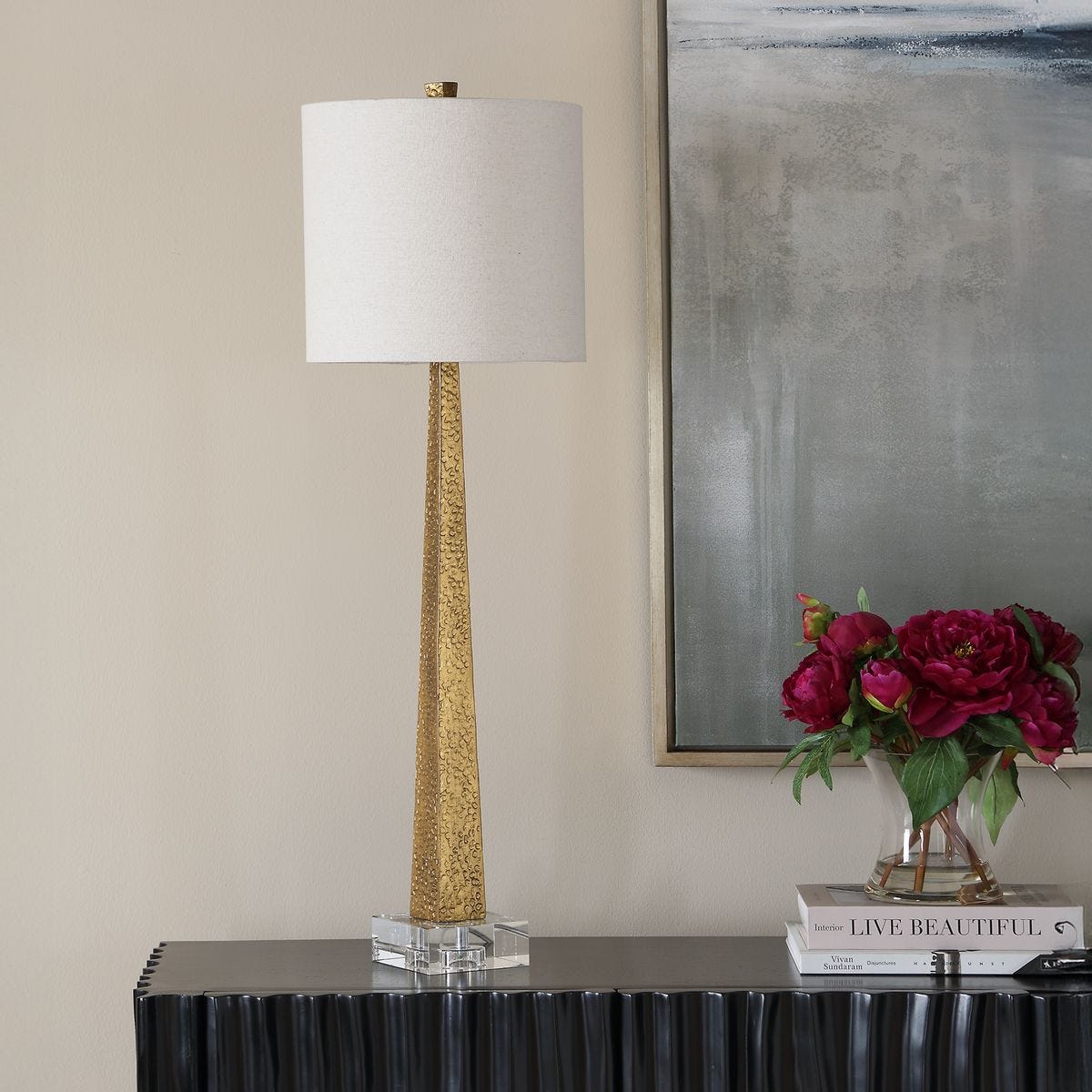 Midas Buffet Lamp, Gold