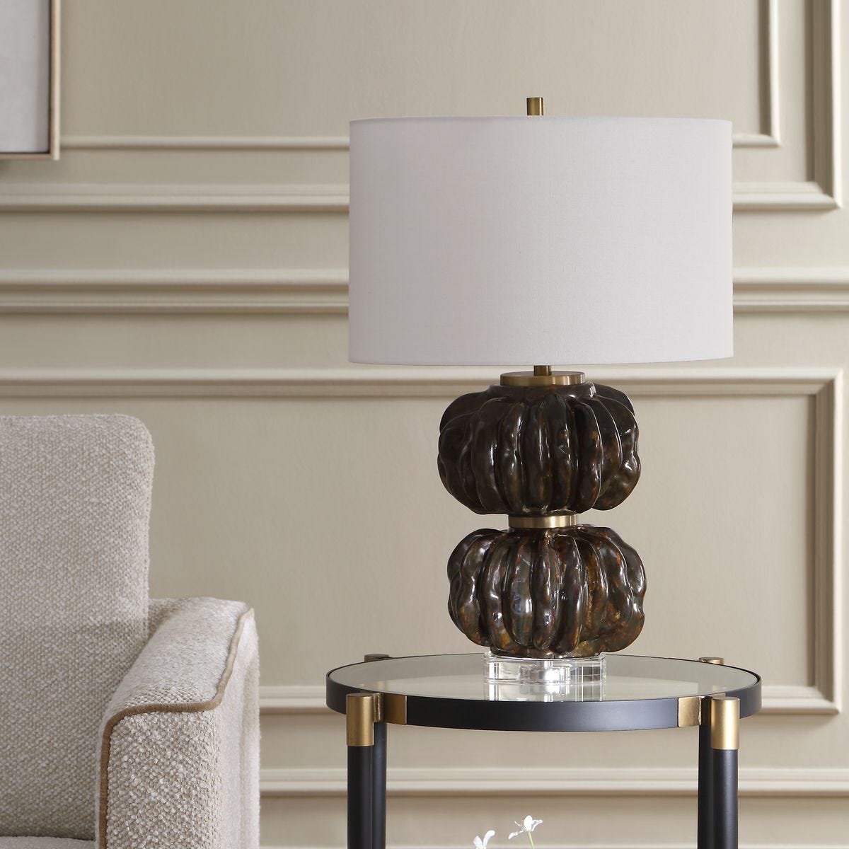 Jaudon Stacked Table Lamp – Lamps by Uttermost | Sutter & Vale