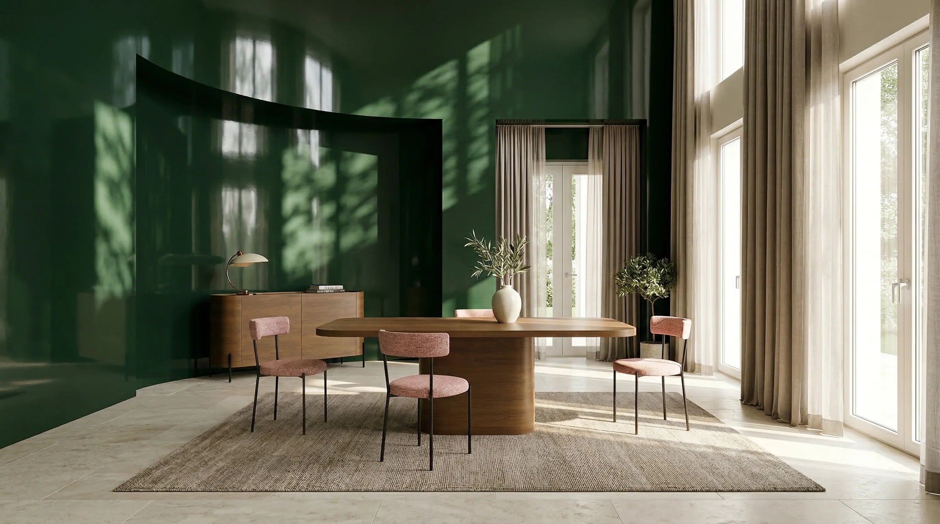 Atom Dining Table - Chocolate Nougat – Dining Tables by Caracole | Sutter & Vale