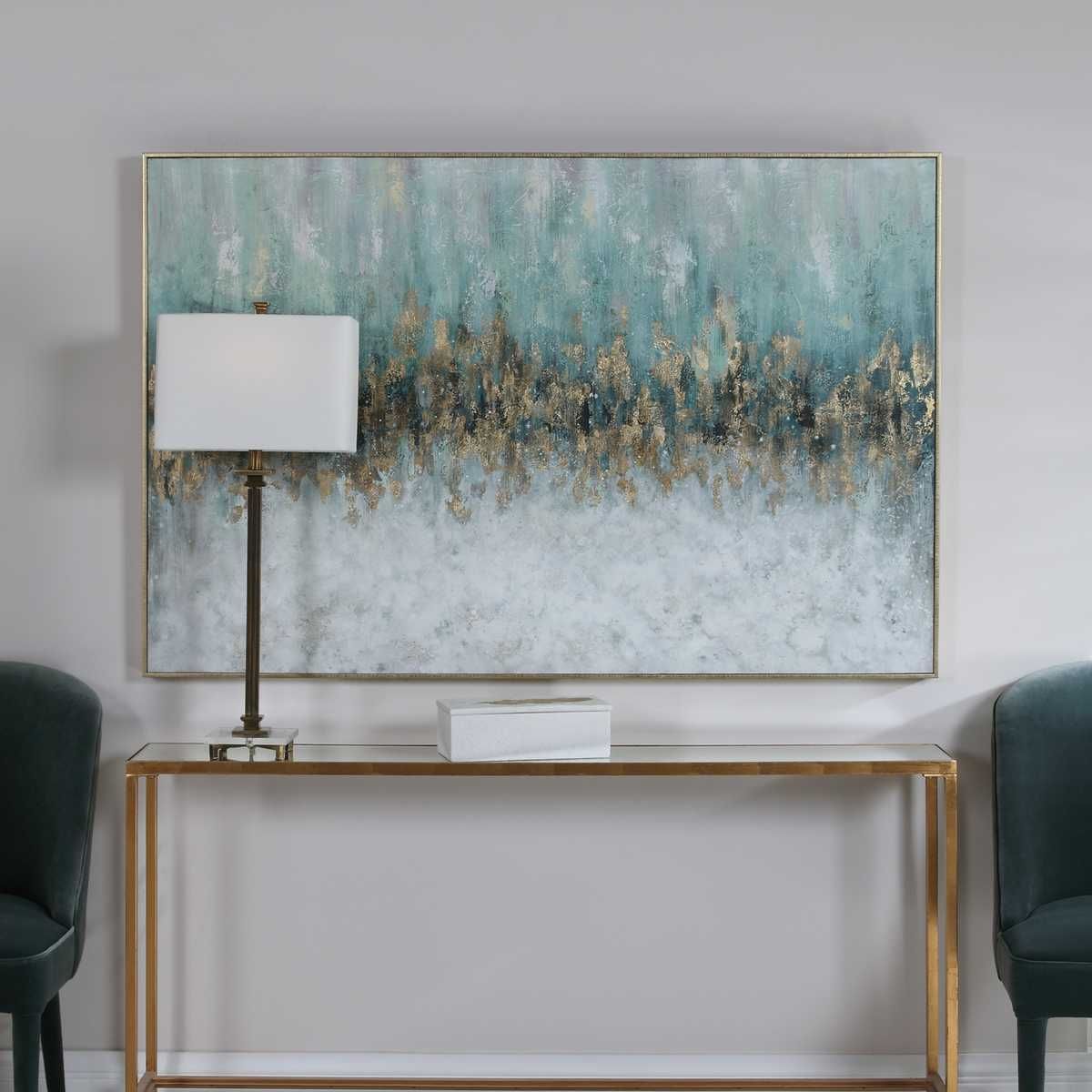 Divide Hand Painted Canvas by Uttermost