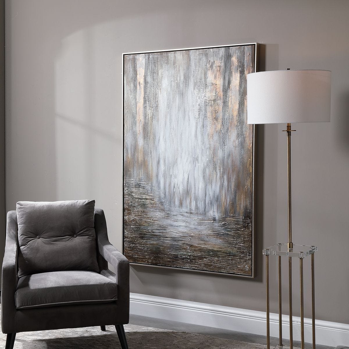 Desert Rain Hand Painted Canvas by Uttermost
