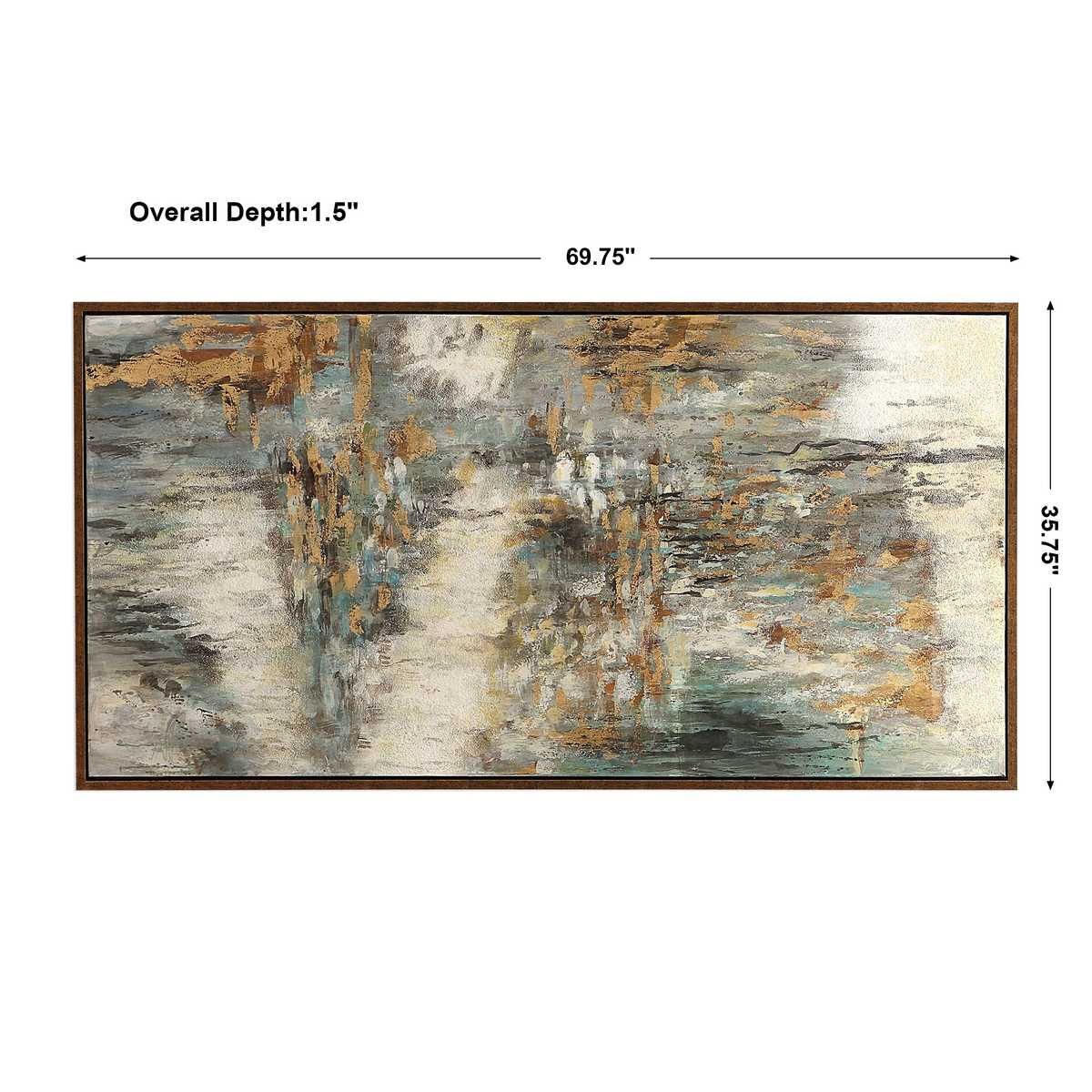 Behind The Falls Hand Painted Canvas by Uttermost