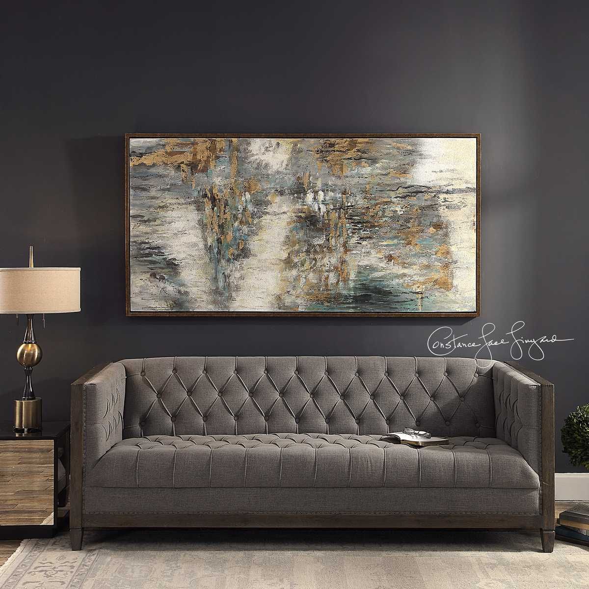 Behind The Falls Hand Painted Canvas by Uttermost