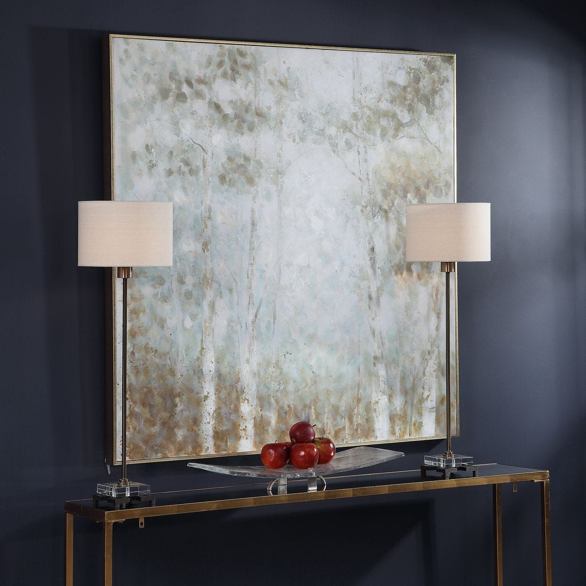 Cotton Woods Hand Painted Canvas by Uttermost