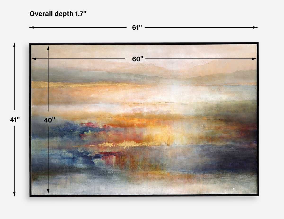Seafaring Dusk Hand Painted Canvas – Art by Uttermost | Sutter & Vale