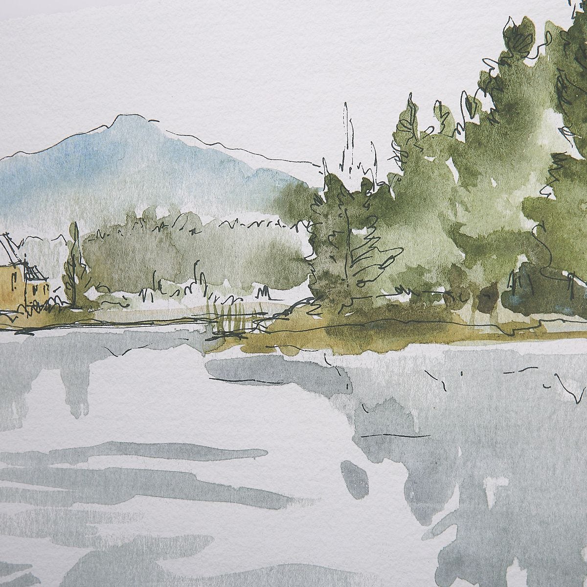 Serene Lake Framed Prints, S/2 – Art by Uttermost | Sutter & Vale