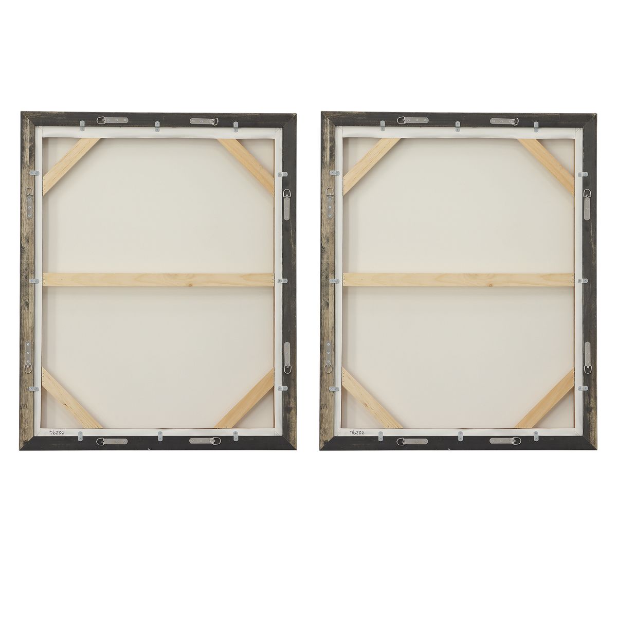 Color Theory Framed Canvases, S/2