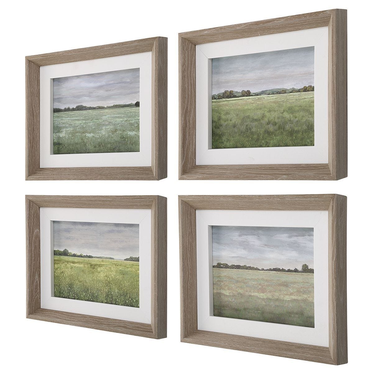 Quiet Meadows Framed Prints, S/4 – Art by Uttermost | Sutter & Vale