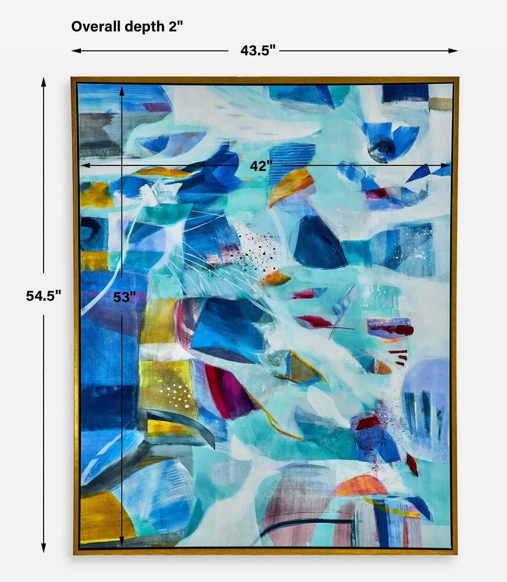 The Story of Water Framed Canvas – Art by Uttermost | Sutter & Vale
