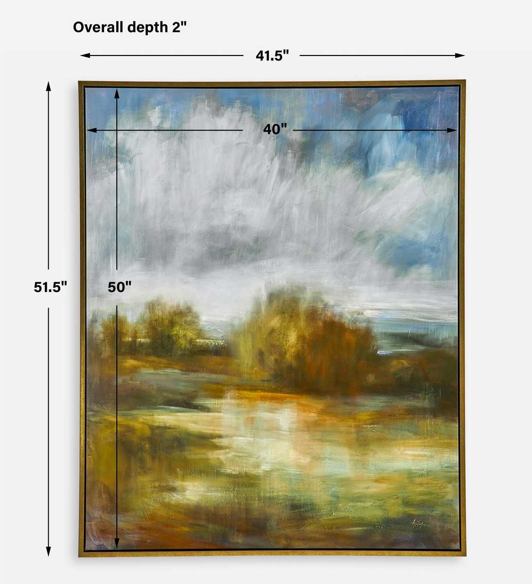 John's Field Framed Canvas – Art by Uttermost | Sutter & Vale
